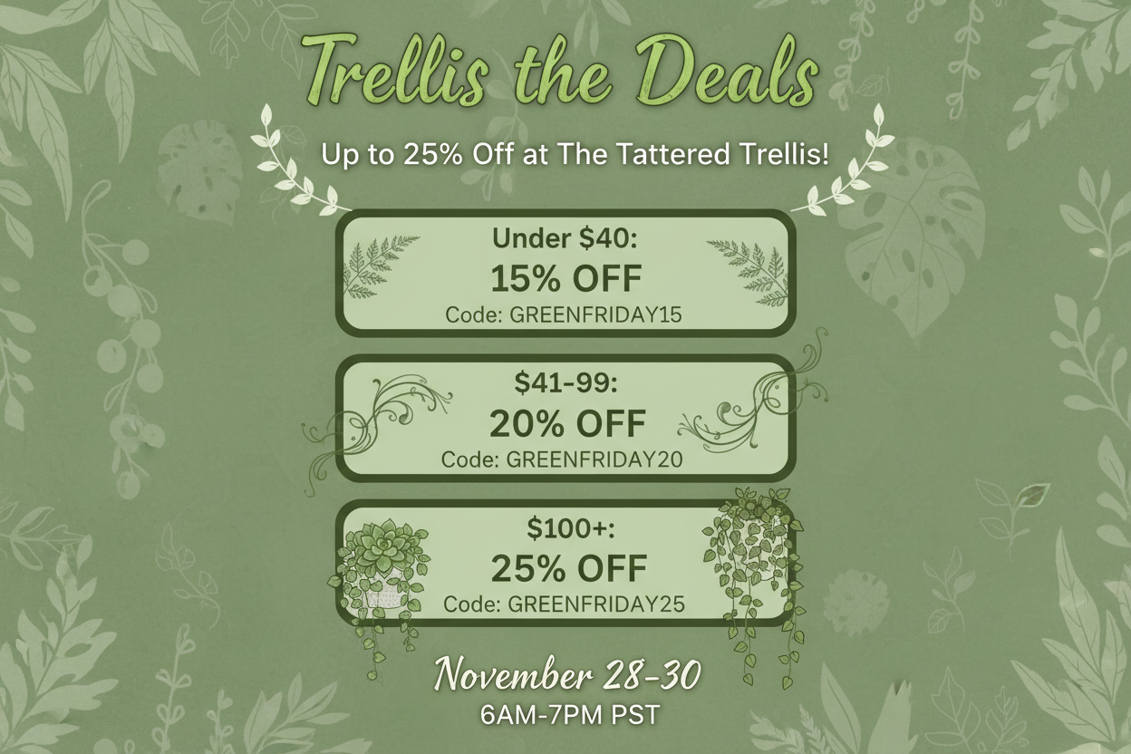 Trellis the Deals Black Friday banner - vertical format